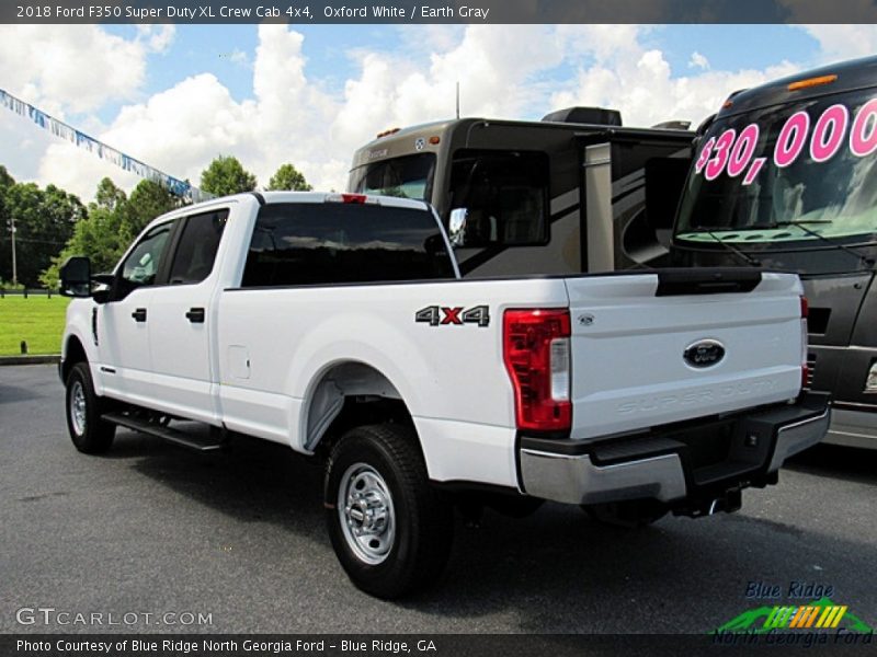 Oxford White / Earth Gray 2018 Ford F350 Super Duty XL Crew Cab 4x4