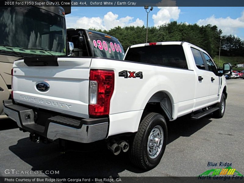 Oxford White / Earth Gray 2018 Ford F350 Super Duty XL Crew Cab 4x4