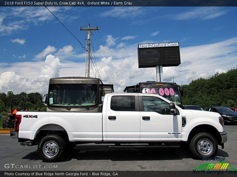 Oxford White / Earth Gray 2018 Ford F350 Super Duty XL Crew Cab 4x4