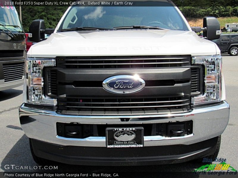 Oxford White / Earth Gray 2018 Ford F350 Super Duty XL Crew Cab 4x4