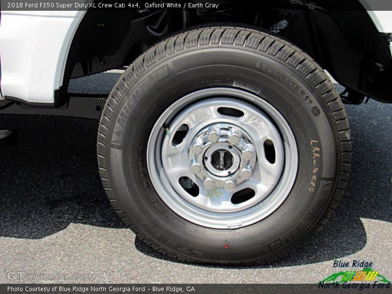 Oxford White / Earth Gray 2018 Ford F350 Super Duty XL Crew Cab 4x4