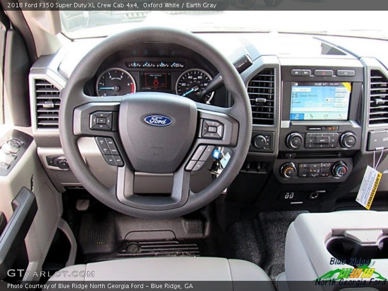 Oxford White / Earth Gray 2018 Ford F350 Super Duty XL Crew Cab 4x4