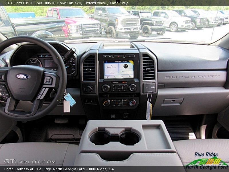 Oxford White / Earth Gray 2018 Ford F350 Super Duty XL Crew Cab 4x4