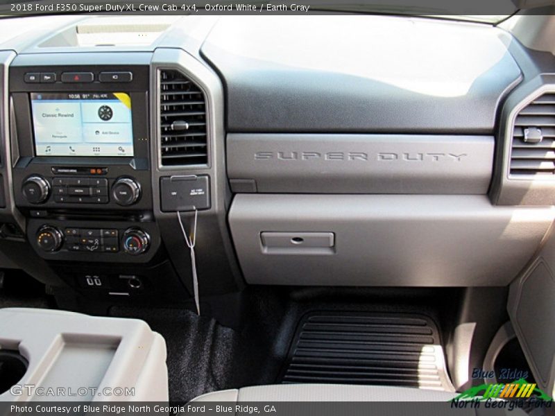 Oxford White / Earth Gray 2018 Ford F350 Super Duty XL Crew Cab 4x4