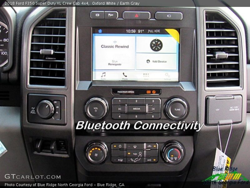 Oxford White / Earth Gray 2018 Ford F350 Super Duty XL Crew Cab 4x4