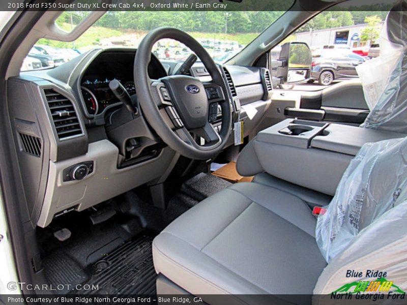Oxford White / Earth Gray 2018 Ford F350 Super Duty XL Crew Cab 4x4