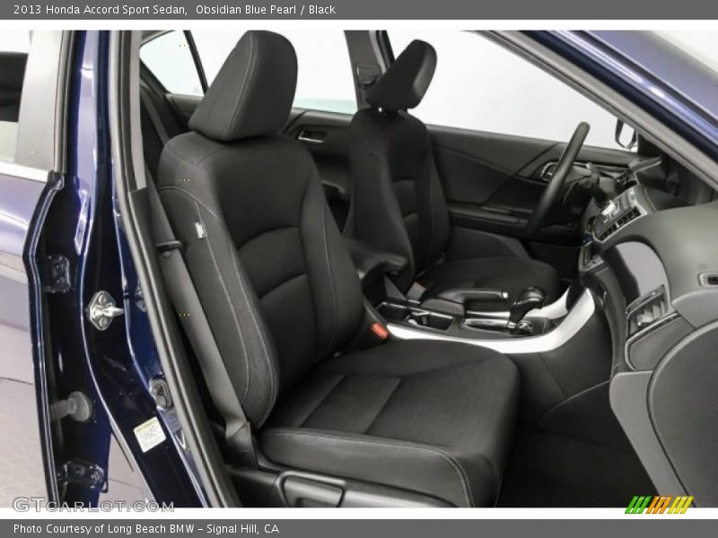 Obsidian Blue Pearl / Black 2013 Honda Accord Sport Sedan