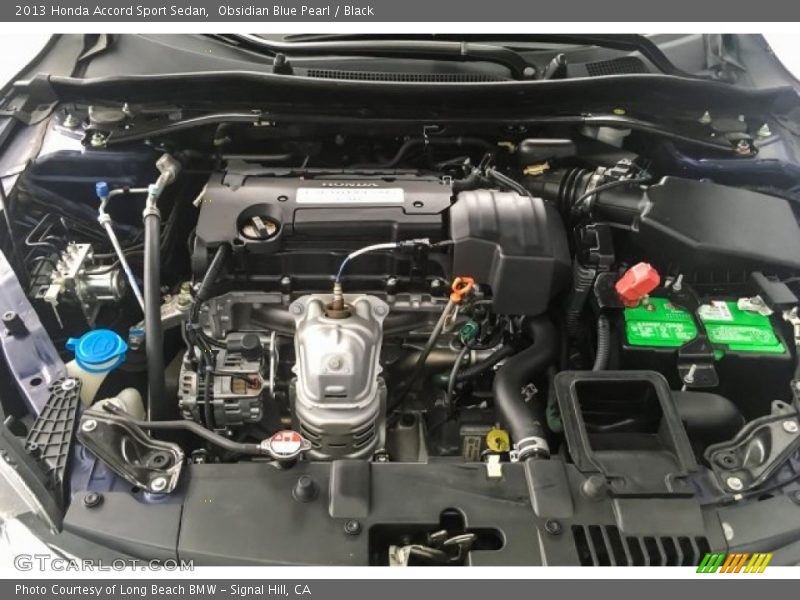 Obsidian Blue Pearl / Black 2013 Honda Accord Sport Sedan
