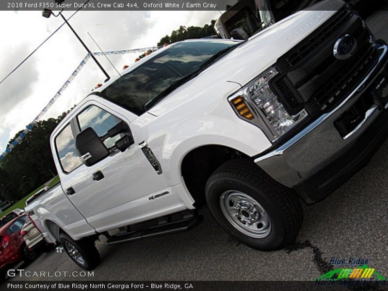 Oxford White / Earth Gray 2018 Ford F350 Super Duty XL Crew Cab 4x4