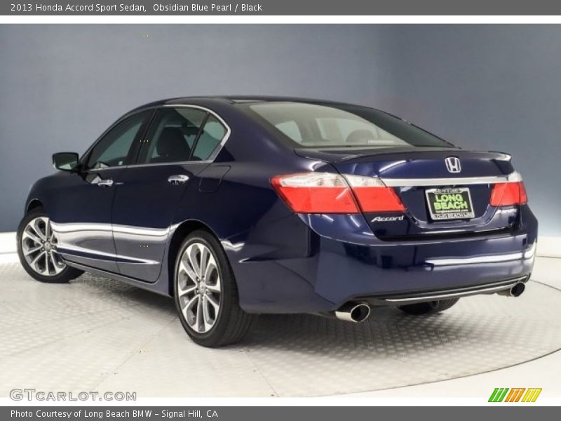 Obsidian Blue Pearl / Black 2013 Honda Accord Sport Sedan