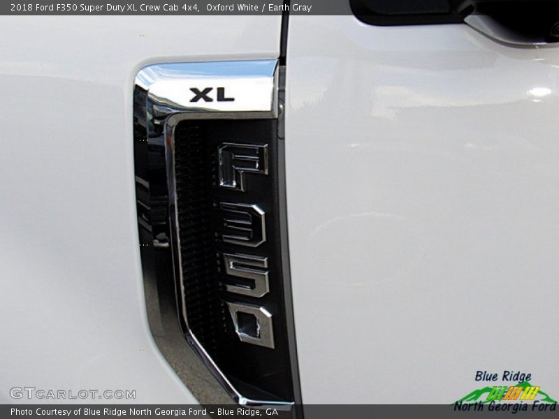 Oxford White / Earth Gray 2018 Ford F350 Super Duty XL Crew Cab 4x4