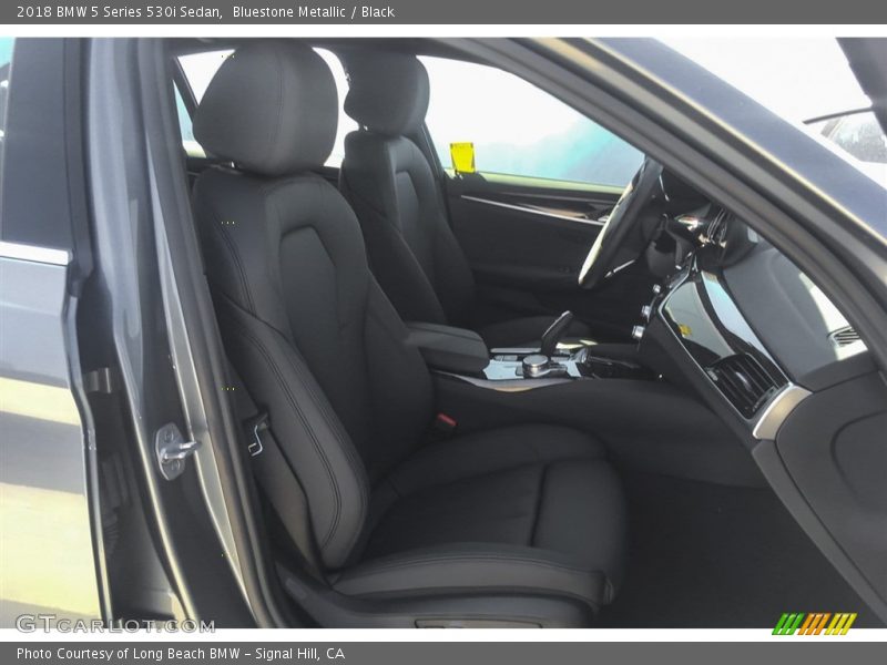 Bluestone Metallic / Black 2018 BMW 5 Series 530i Sedan