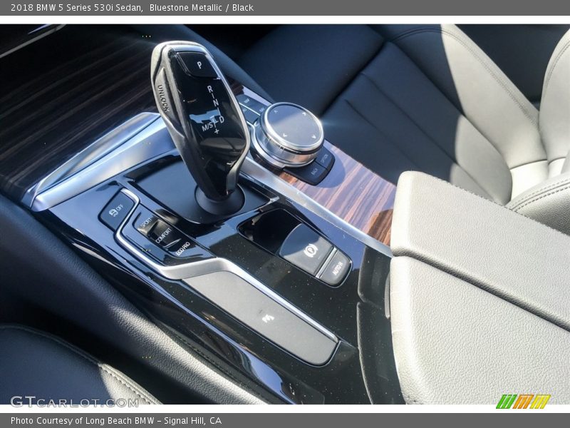 Bluestone Metallic / Black 2018 BMW 5 Series 530i Sedan