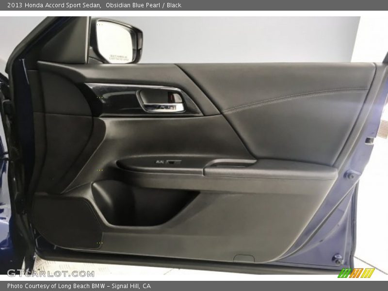 Obsidian Blue Pearl / Black 2013 Honda Accord Sport Sedan