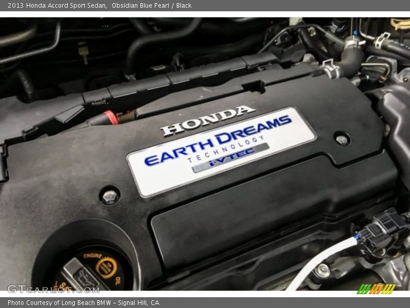 Obsidian Blue Pearl / Black 2013 Honda Accord Sport Sedan