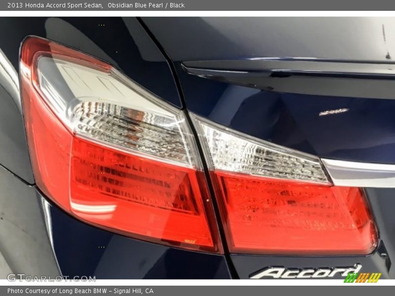 Obsidian Blue Pearl / Black 2013 Honda Accord Sport Sedan