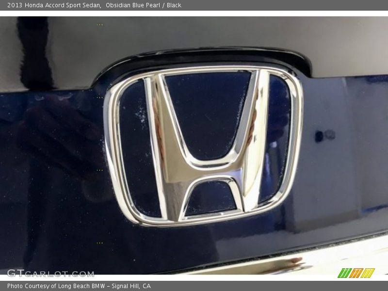 Obsidian Blue Pearl / Black 2013 Honda Accord Sport Sedan