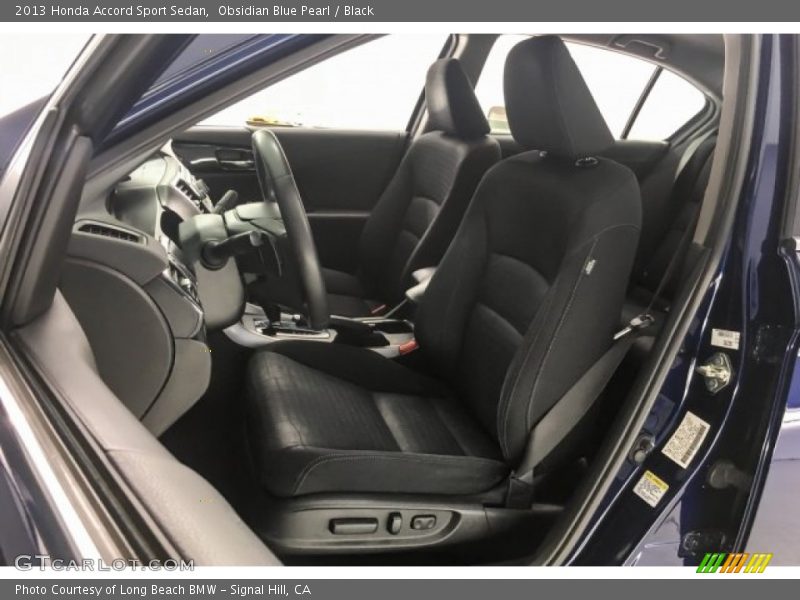 Obsidian Blue Pearl / Black 2013 Honda Accord Sport Sedan