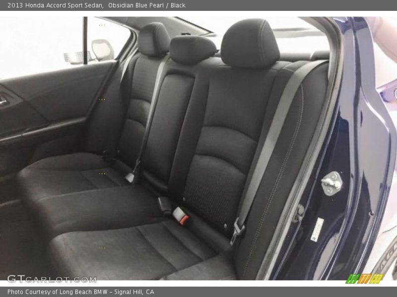 Obsidian Blue Pearl / Black 2013 Honda Accord Sport Sedan
