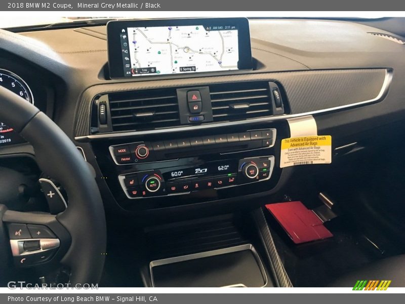 Mineral Grey Metallic / Black 2018 BMW M2 Coupe