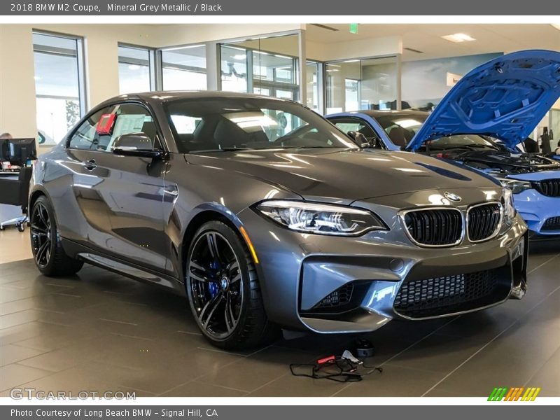 Mineral Grey Metallic / Black 2018 BMW M2 Coupe