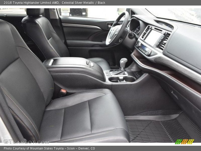Celestial Silver Metallic / Black 2018 Toyota Highlander Limited AWD