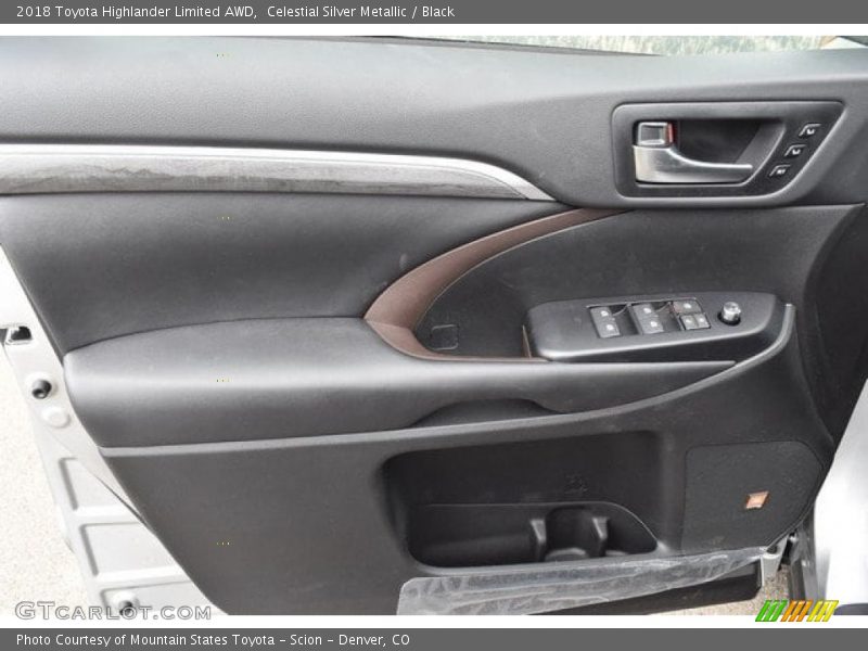 Celestial Silver Metallic / Black 2018 Toyota Highlander Limited AWD