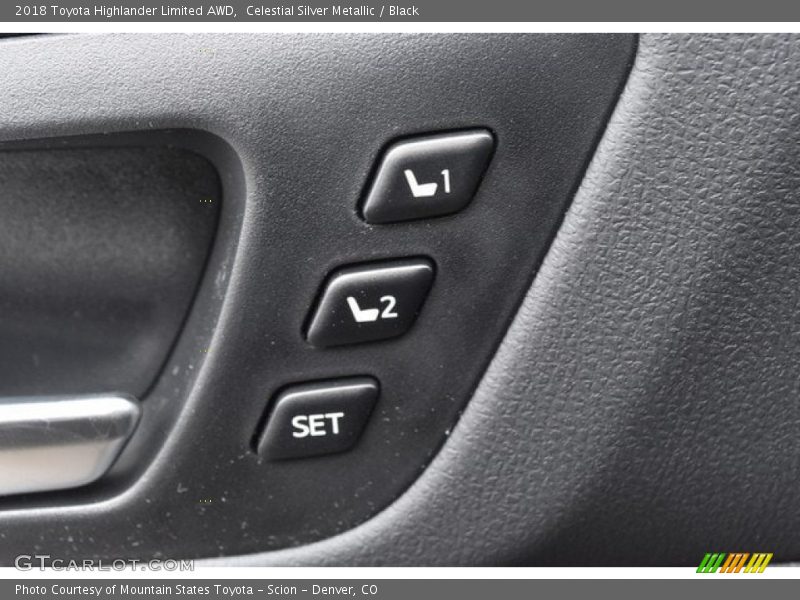Celestial Silver Metallic / Black 2018 Toyota Highlander Limited AWD