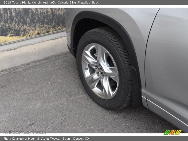 Celestial Silver Metallic / Black 2018 Toyota Highlander Limited AWD