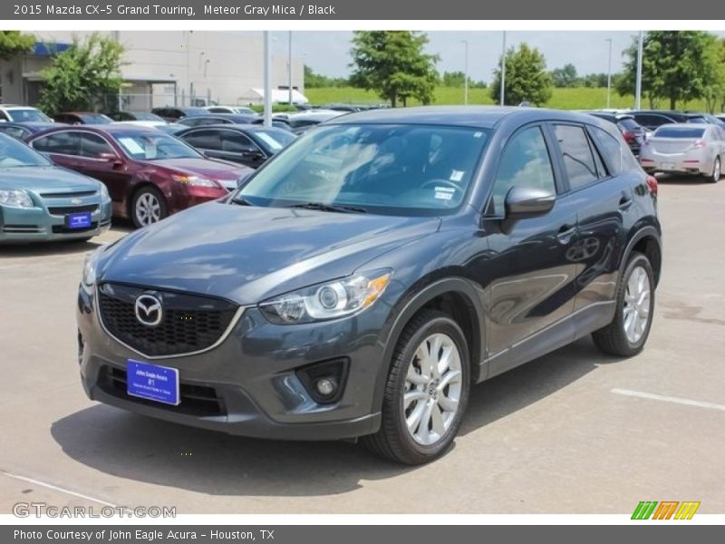 Meteor Gray Mica / Black 2015 Mazda CX-5 Grand Touring