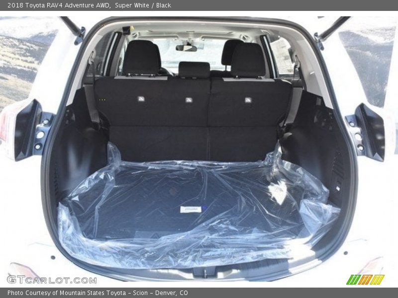 Super White / Black 2018 Toyota RAV4 Adventure AWD