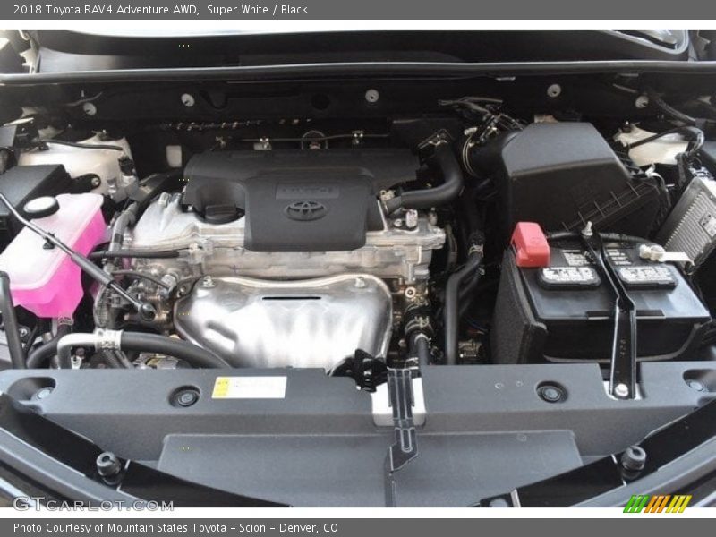 Super White / Black 2018 Toyota RAV4 Adventure AWD