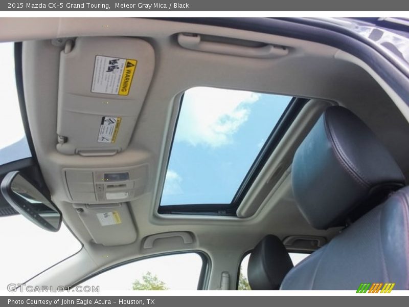 Meteor Gray Mica / Black 2015 Mazda CX-5 Grand Touring