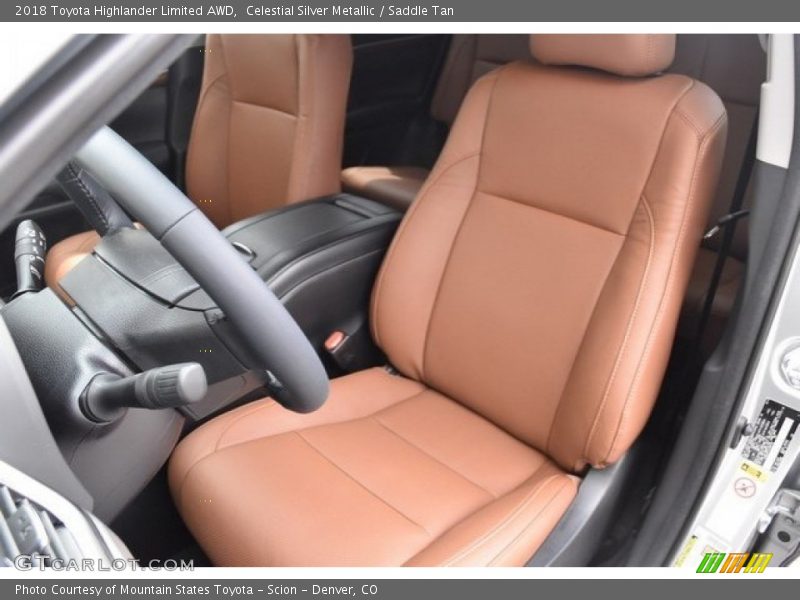 Celestial Silver Metallic / Saddle Tan 2018 Toyota Highlander Limited AWD