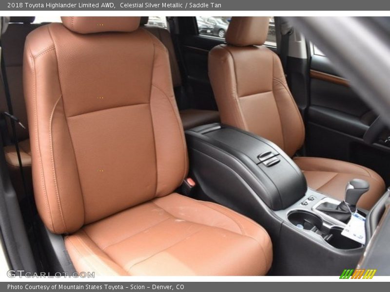 Celestial Silver Metallic / Saddle Tan 2018 Toyota Highlander Limited AWD