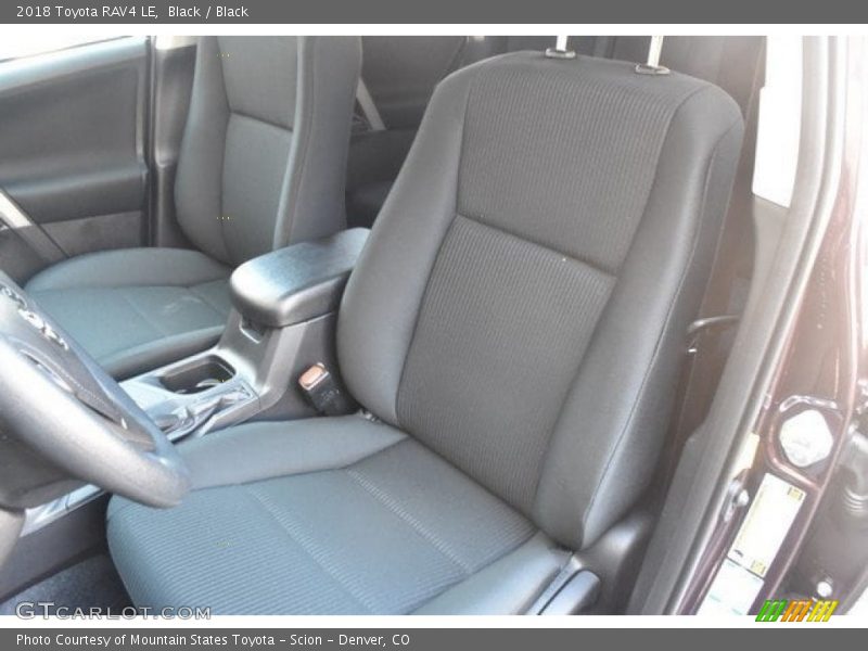 Black / Black 2018 Toyota RAV4 LE
