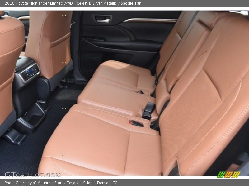 Celestial Silver Metallic / Saddle Tan 2018 Toyota Highlander Limited AWD