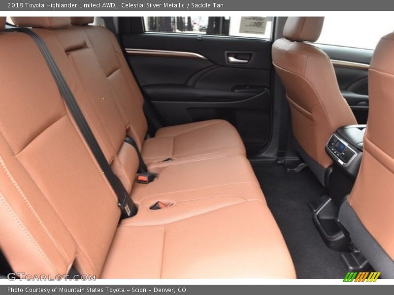 Celestial Silver Metallic / Saddle Tan 2018 Toyota Highlander Limited AWD
