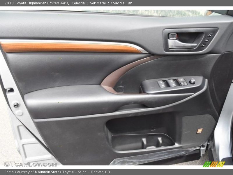 Celestial Silver Metallic / Saddle Tan 2018 Toyota Highlander Limited AWD