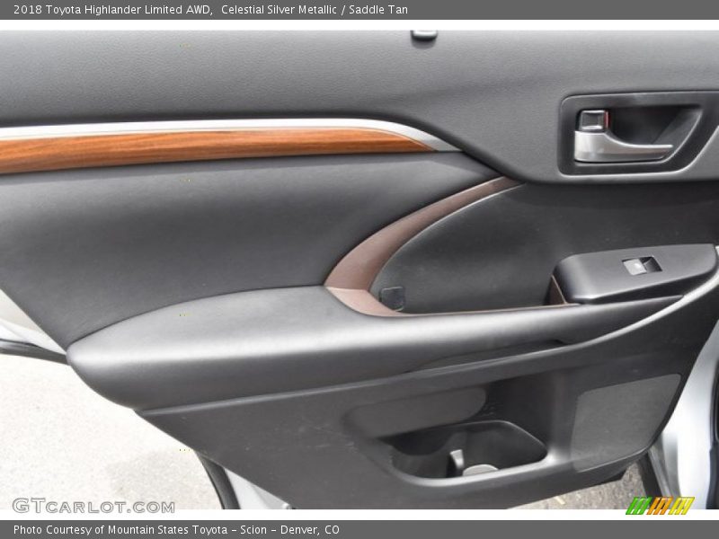 Celestial Silver Metallic / Saddle Tan 2018 Toyota Highlander Limited AWD