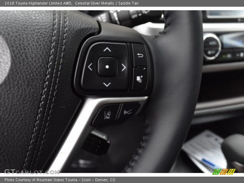 Celestial Silver Metallic / Saddle Tan 2018 Toyota Highlander Limited AWD
