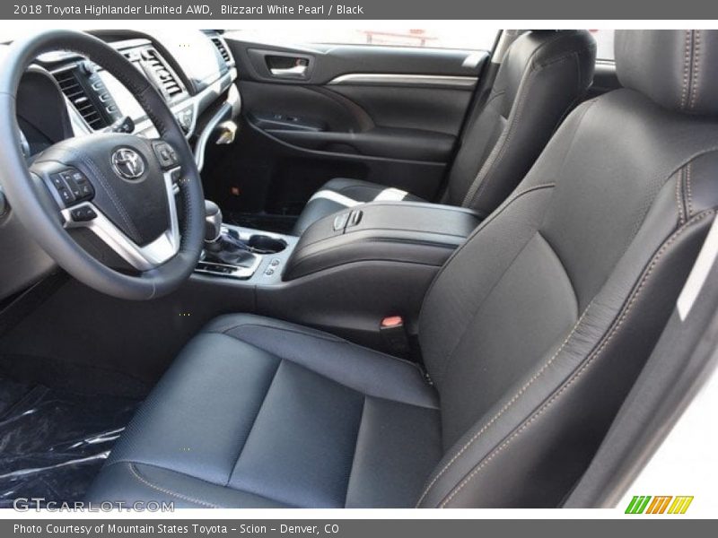 Blizzard White Pearl / Black 2018 Toyota Highlander Limited AWD