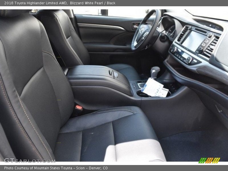 Blizzard White Pearl / Black 2018 Toyota Highlander Limited AWD