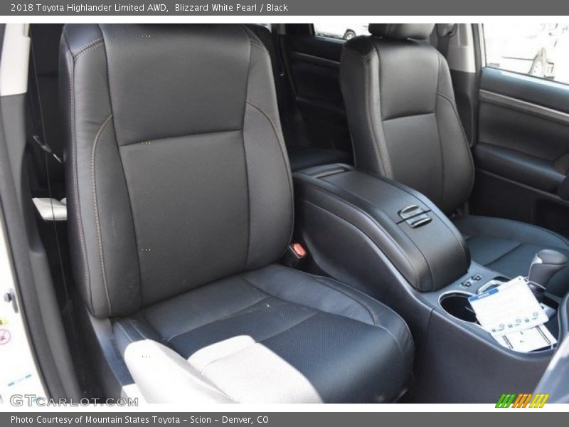 Blizzard White Pearl / Black 2018 Toyota Highlander Limited AWD