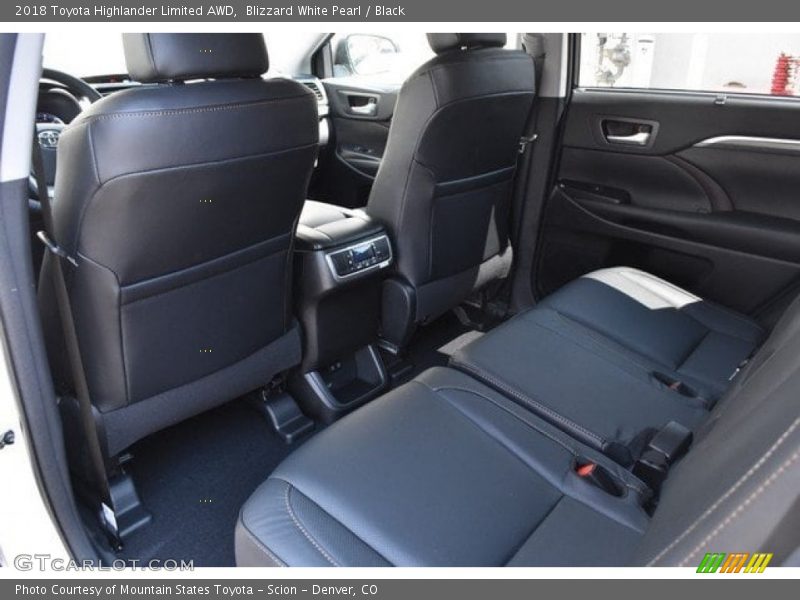 Blizzard White Pearl / Black 2018 Toyota Highlander Limited AWD