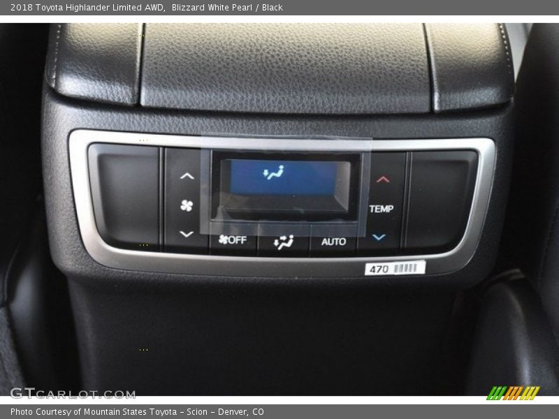 Blizzard White Pearl / Black 2018 Toyota Highlander Limited AWD