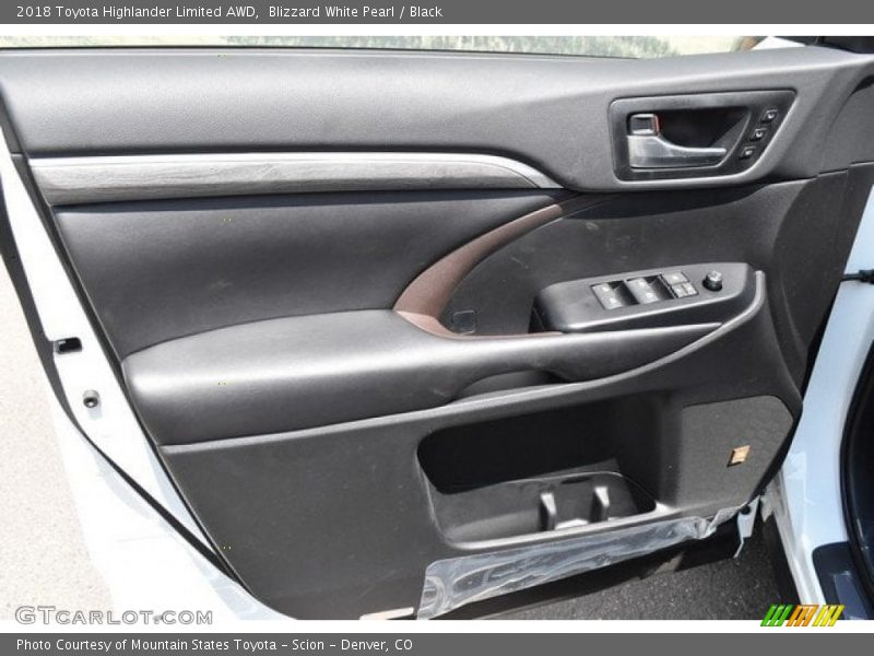 Blizzard White Pearl / Black 2018 Toyota Highlander Limited AWD