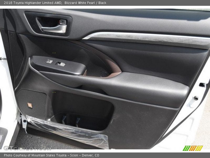 Blizzard White Pearl / Black 2018 Toyota Highlander Limited AWD