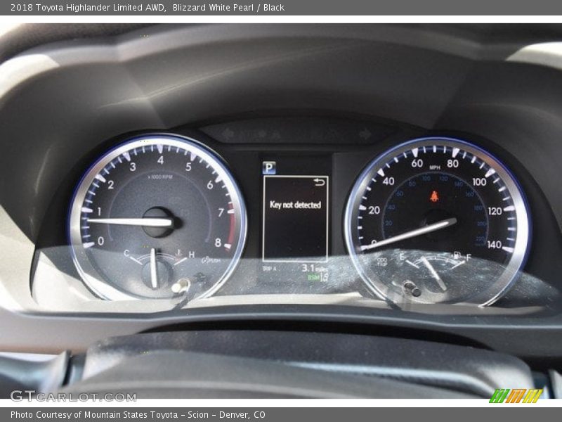 Blizzard White Pearl / Black 2018 Toyota Highlander Limited AWD