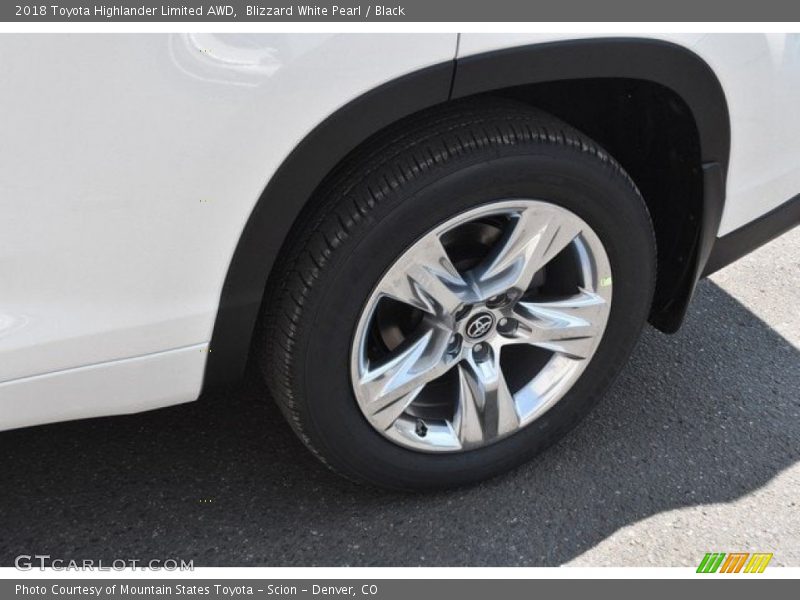 Blizzard White Pearl / Black 2018 Toyota Highlander Limited AWD